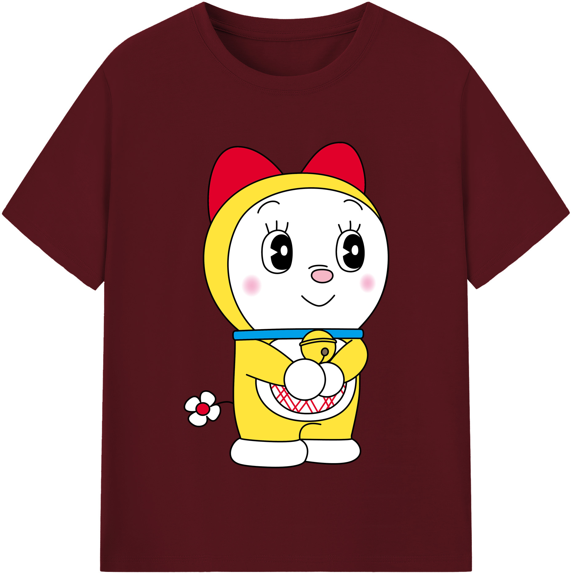 （画像用） ドラえもん ドラミ Doraemon Dorami 綿100％半袖Tシャツ（フロントプリント）